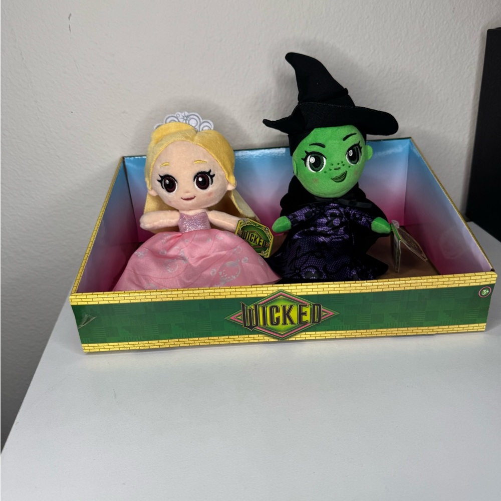 Wicked 10’Plush Elphaba Wicked Witch & Glinda The Good NEW with Display Box - Picture 5 of 8